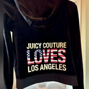 Vintage Juicy Couture velour jacket JUICE COUTURE LOVES LOS ANGELES
